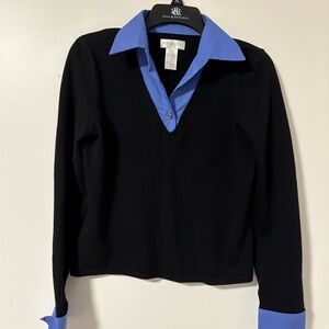 Worthington Blue and Black Garment